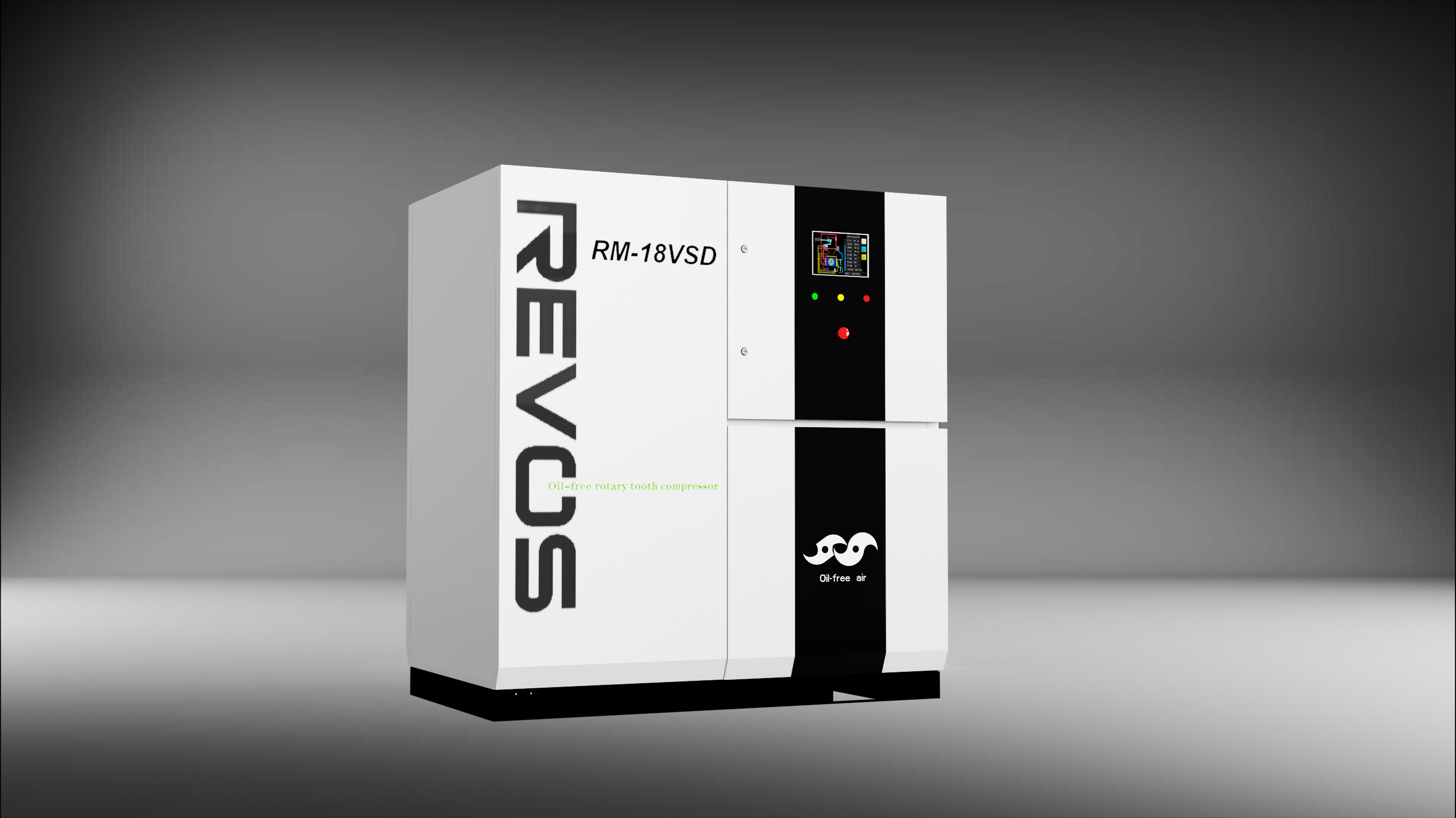 无油旋齿压缩机